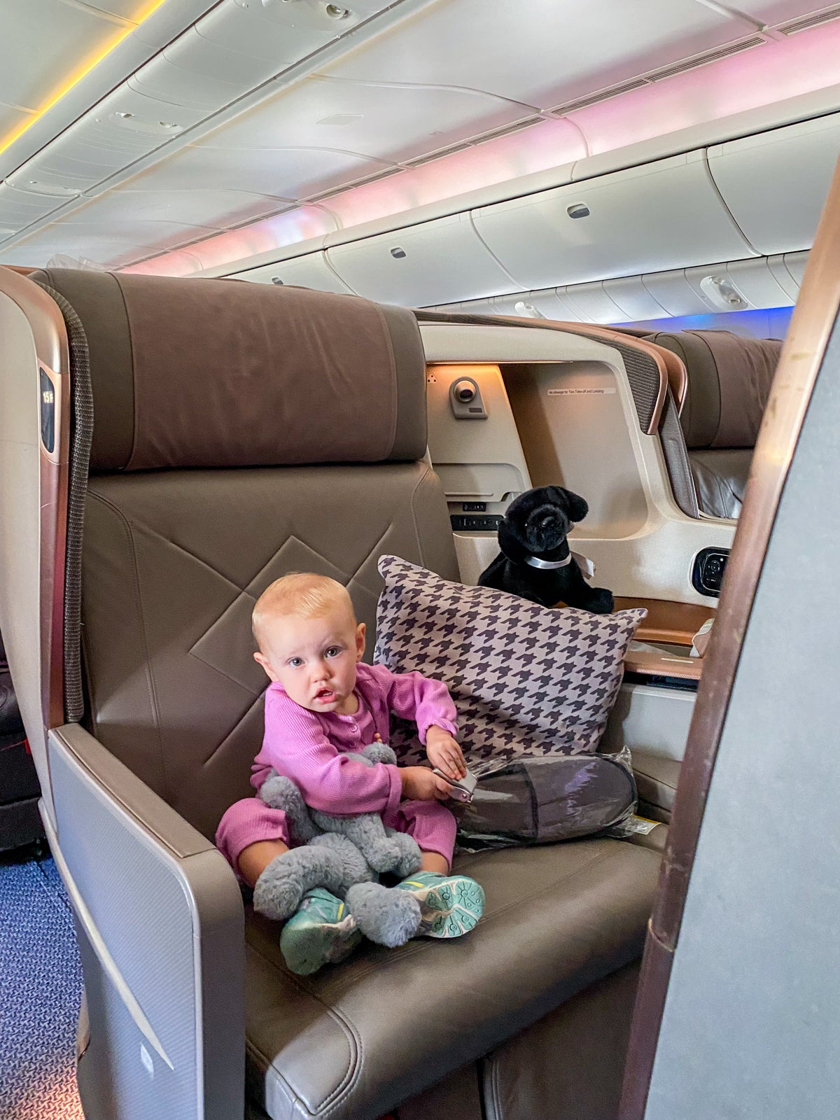 What I learned flying international business class with a toddler The
