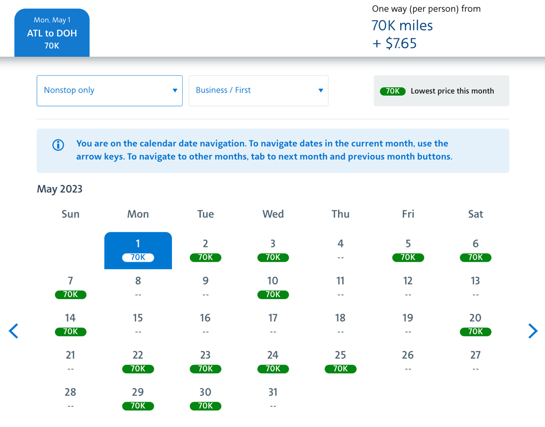 Book Qsuite business class with wide-open award space - The Points Guy