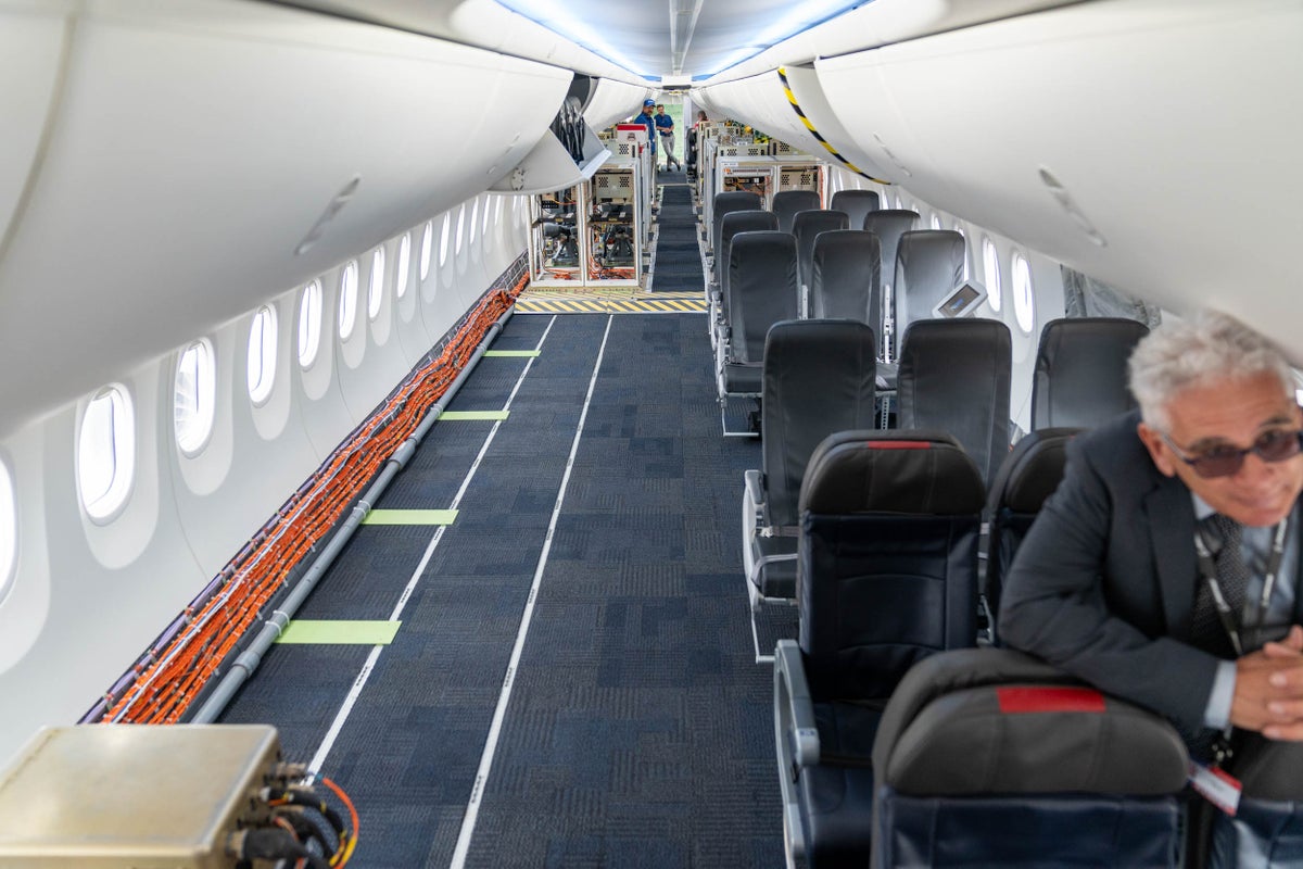 We got a first look inside Boeing's prototype 737 MAX 10 - The Points Guy