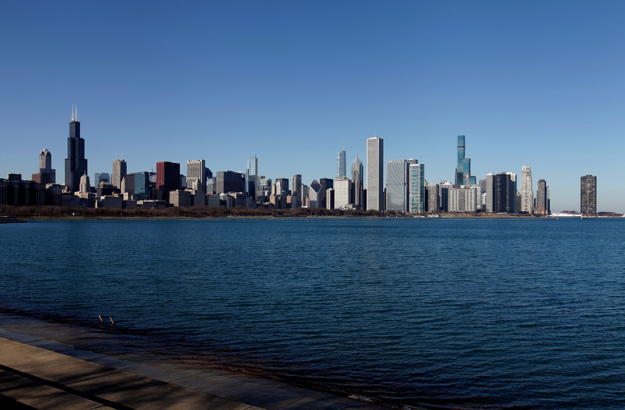 The Chicago, Illinois skyline
