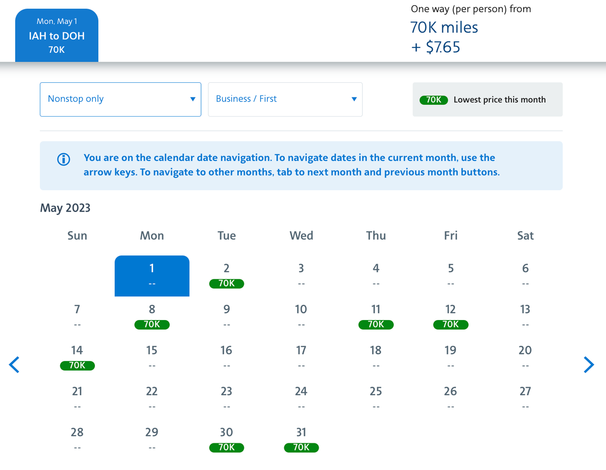 Book Qsuite business class with wide-open award space - The Points Guy