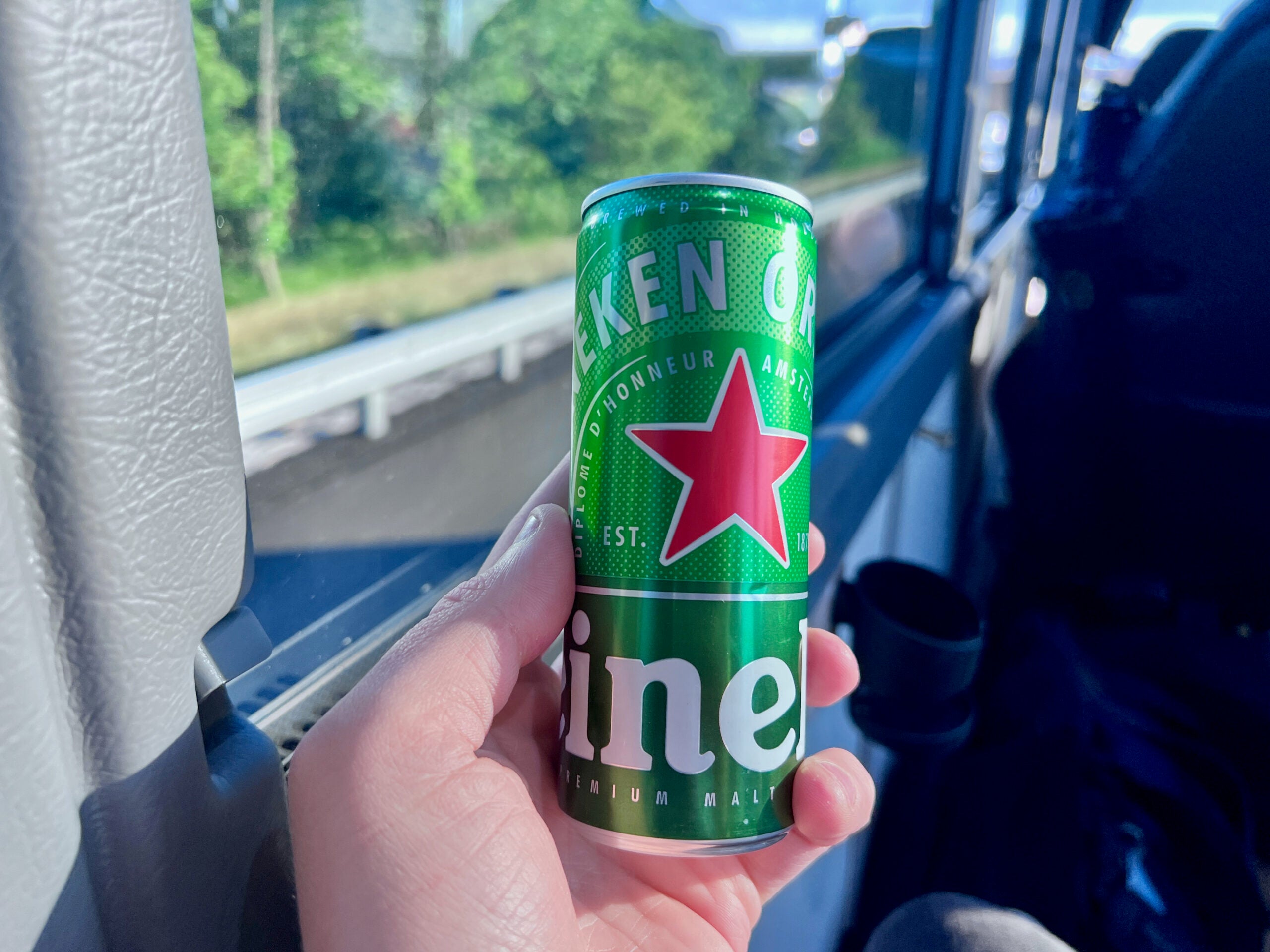 Small can of Heineken beer