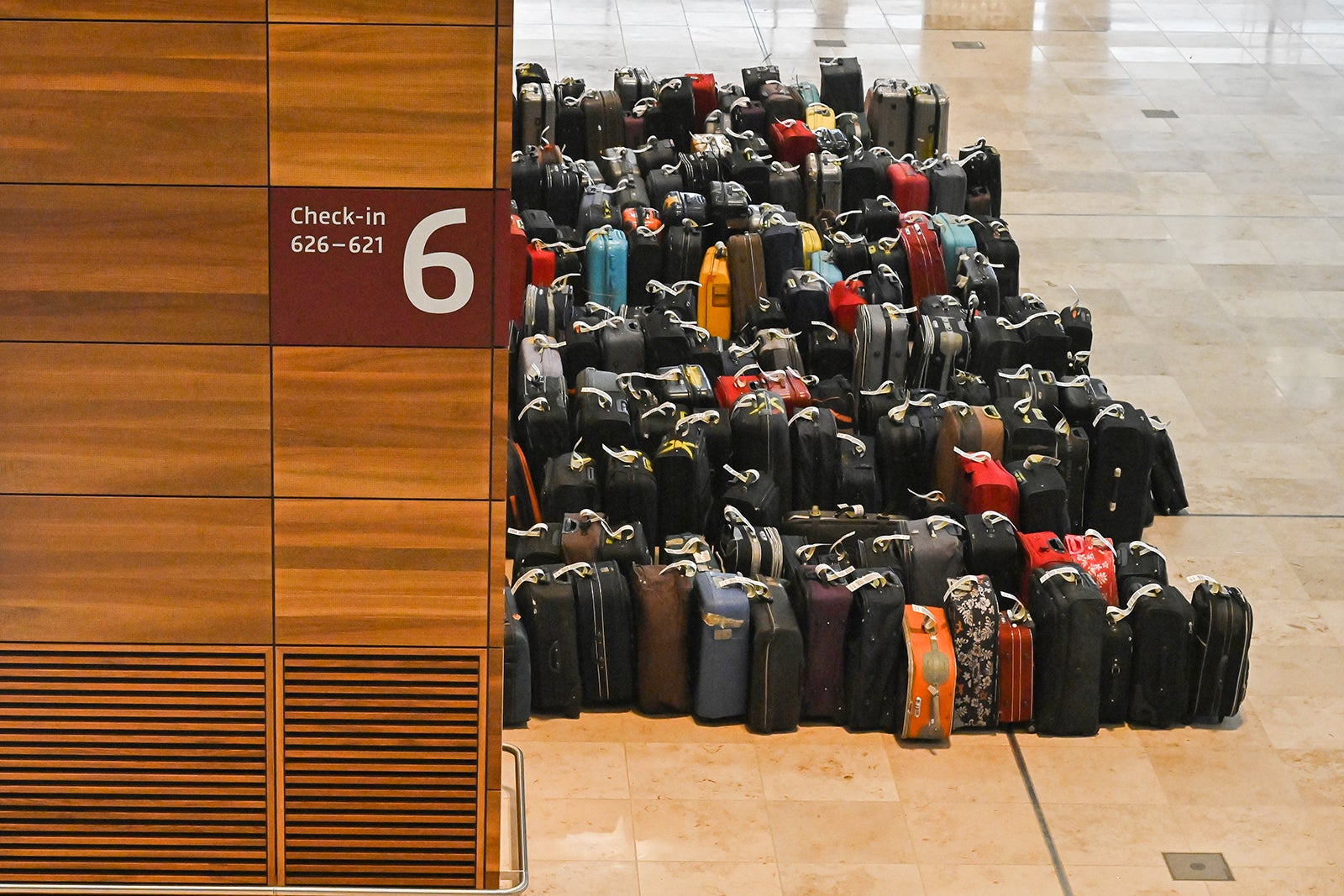 pile of luggage