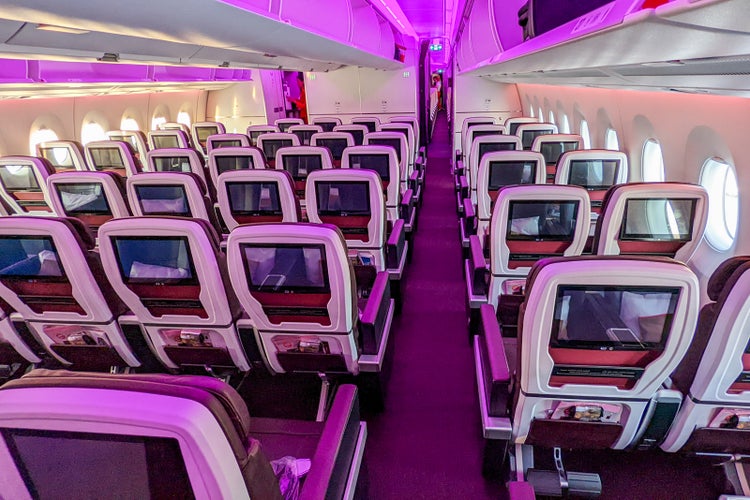 A review of Virgin Atlantic's Premium on the A350 from New York to ...