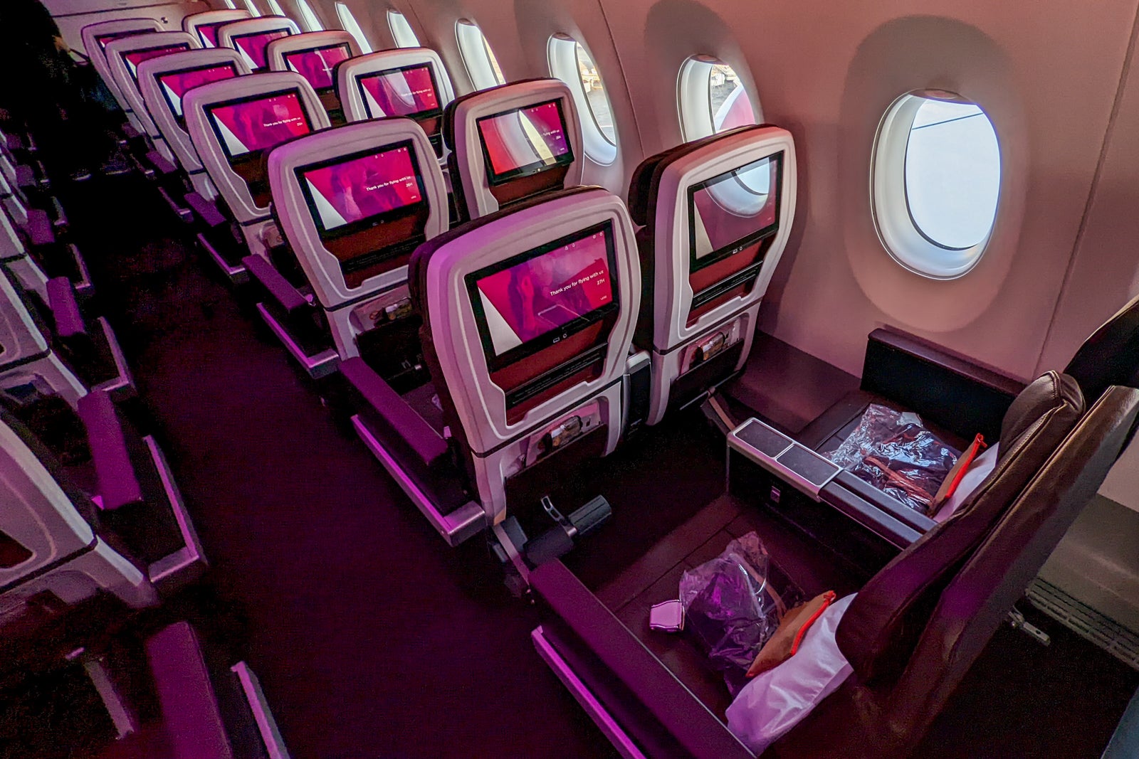 A Review Of Virgin Atlantics Premium On The A350 From New York To
