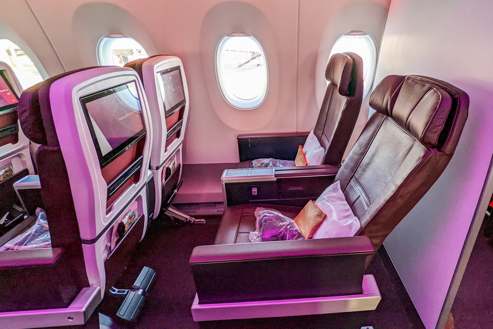 A review of Virgin Atlantic's Premium on the A350 from New York to ...