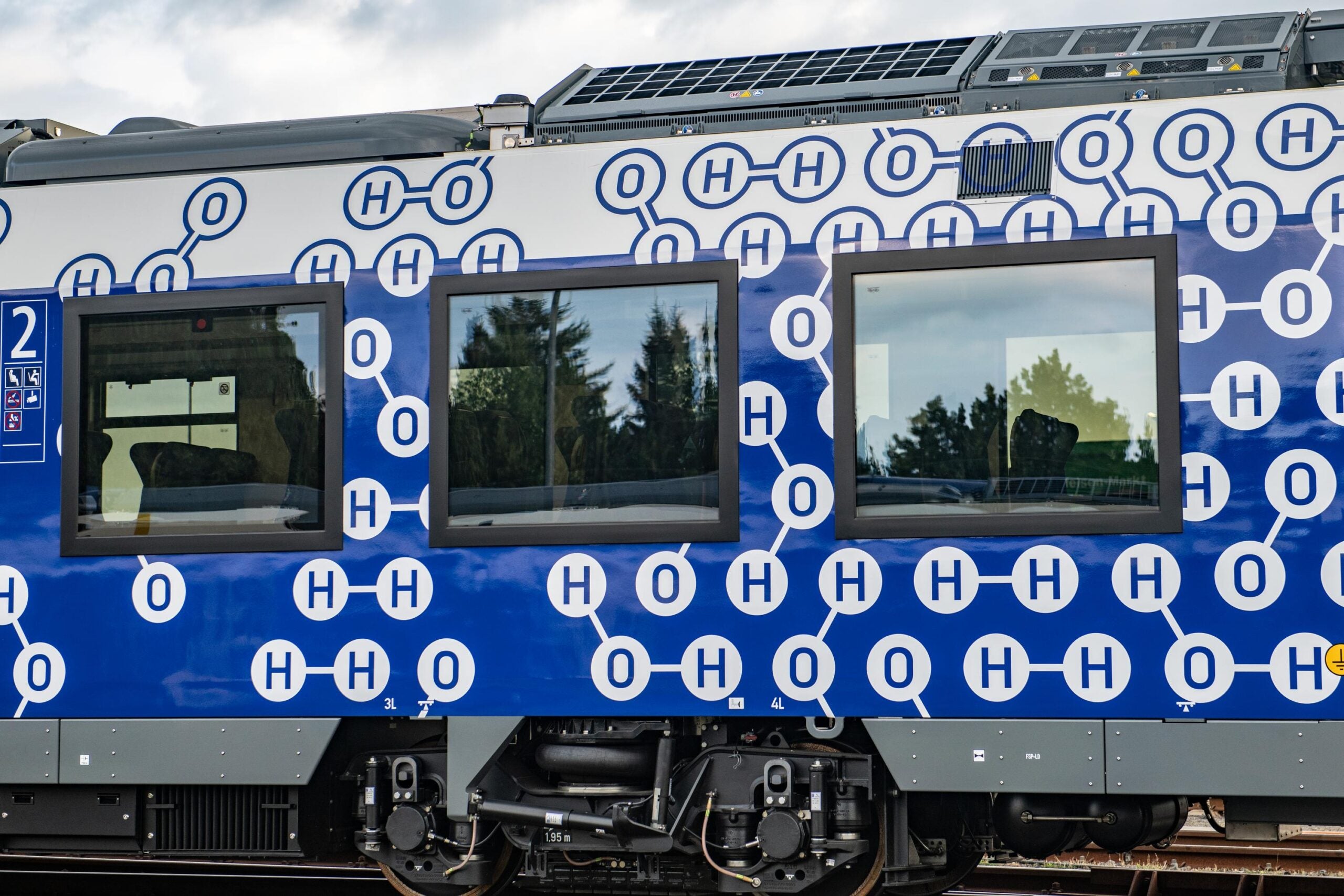 Coradia iLint hydrogen train. (Photo by Alstom/Sabrina Adeline Nagel