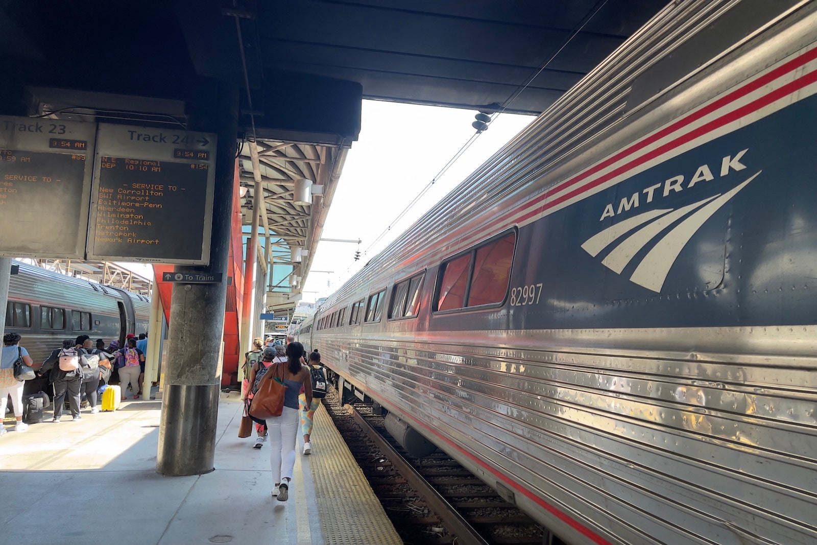 Amtrak train at Union Station
