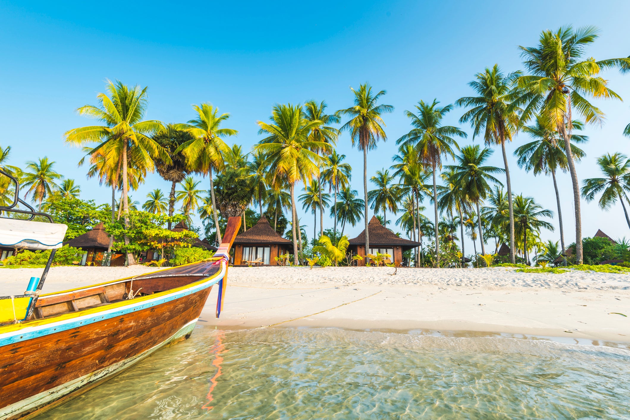 boat near Thai beach