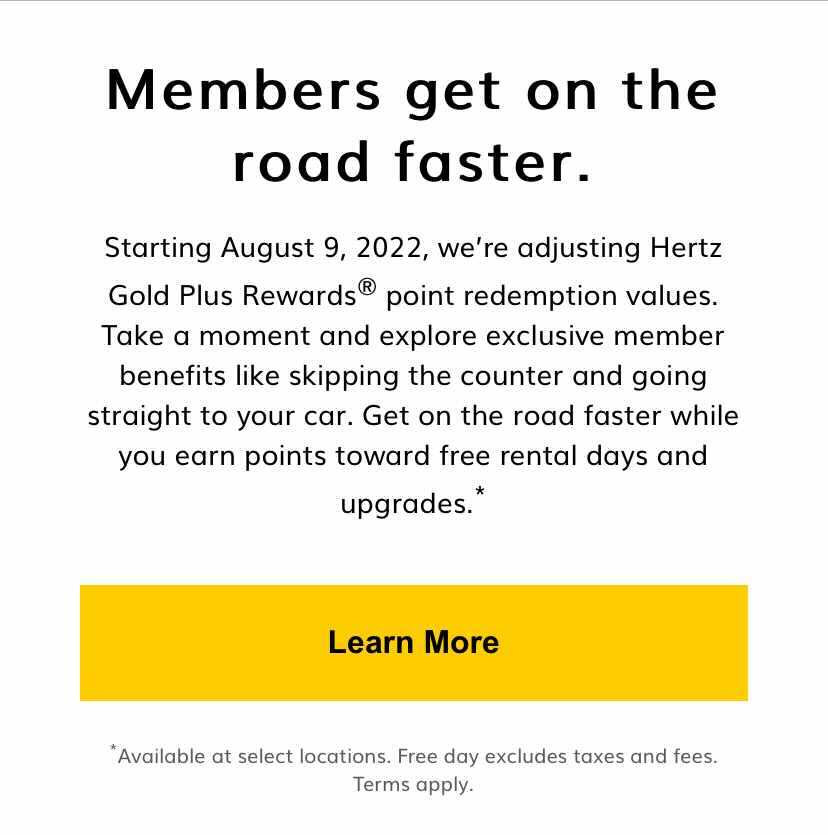 Hertz devalues loyalty program with little warning to members The Points Guy