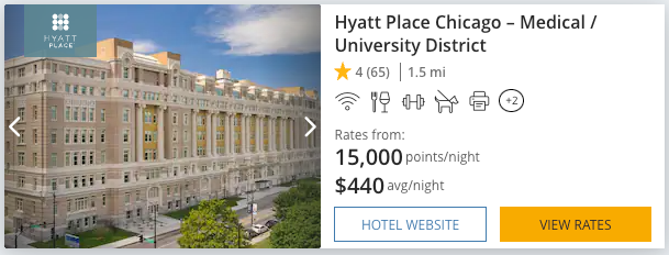 Hyatt Place Chicago Medical Center:University award price