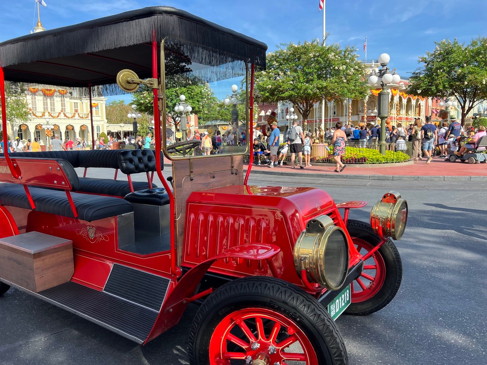 Old-fashioned vehicle at Disney World