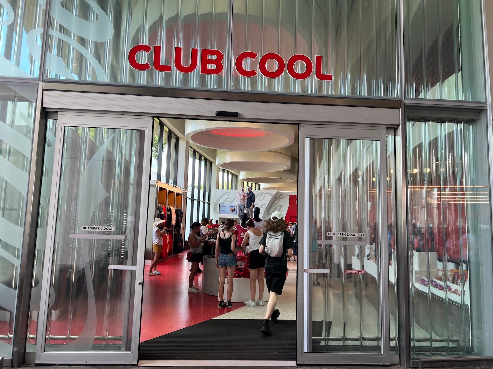Entrance to Club Cool at Epcot