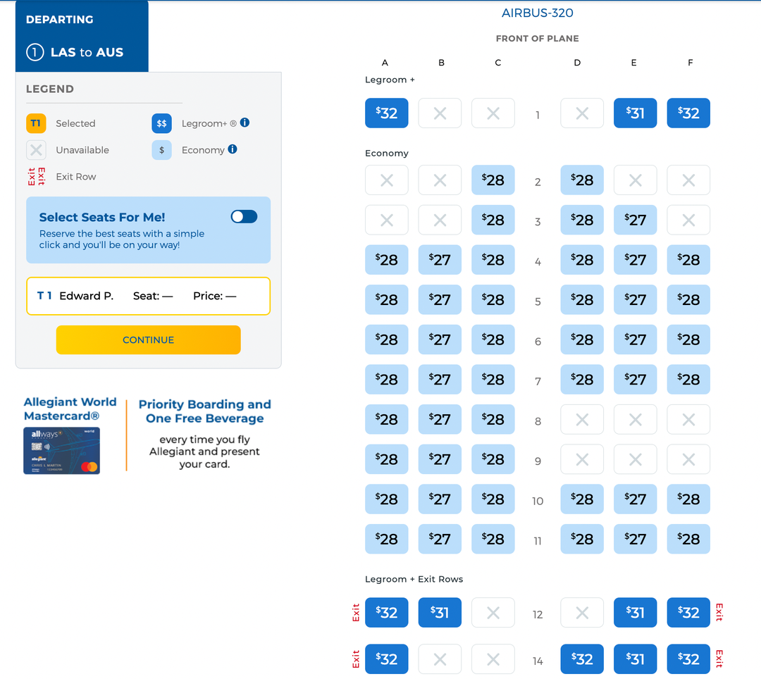 should i pay for seat assignment on allegiant