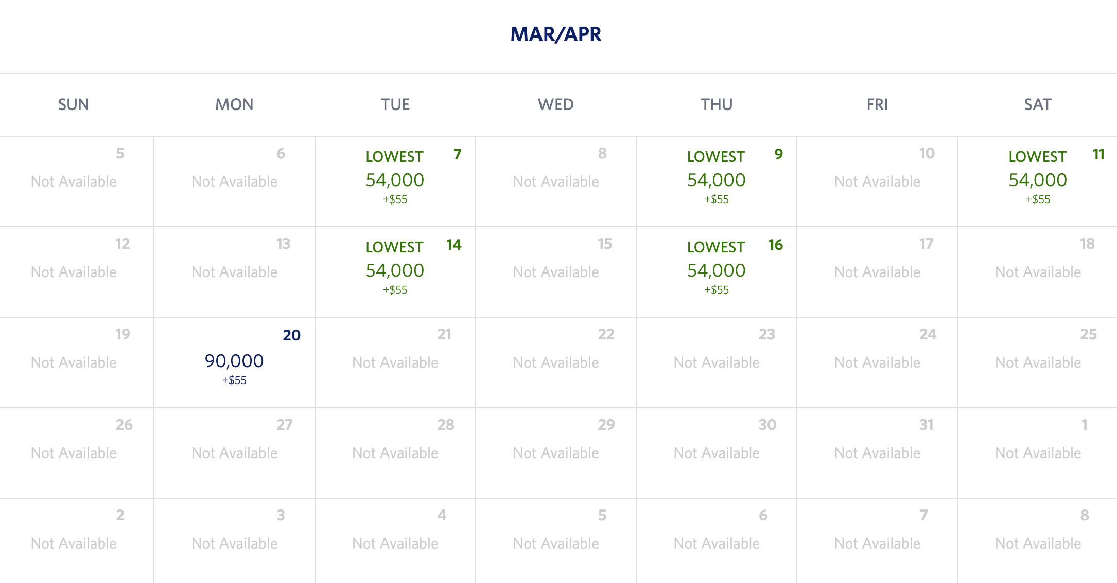 Delta flight options from LAX