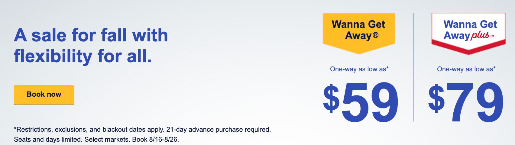 Southwest Airlines Fall Sale: One-way Fares Starting At $59 - The ...