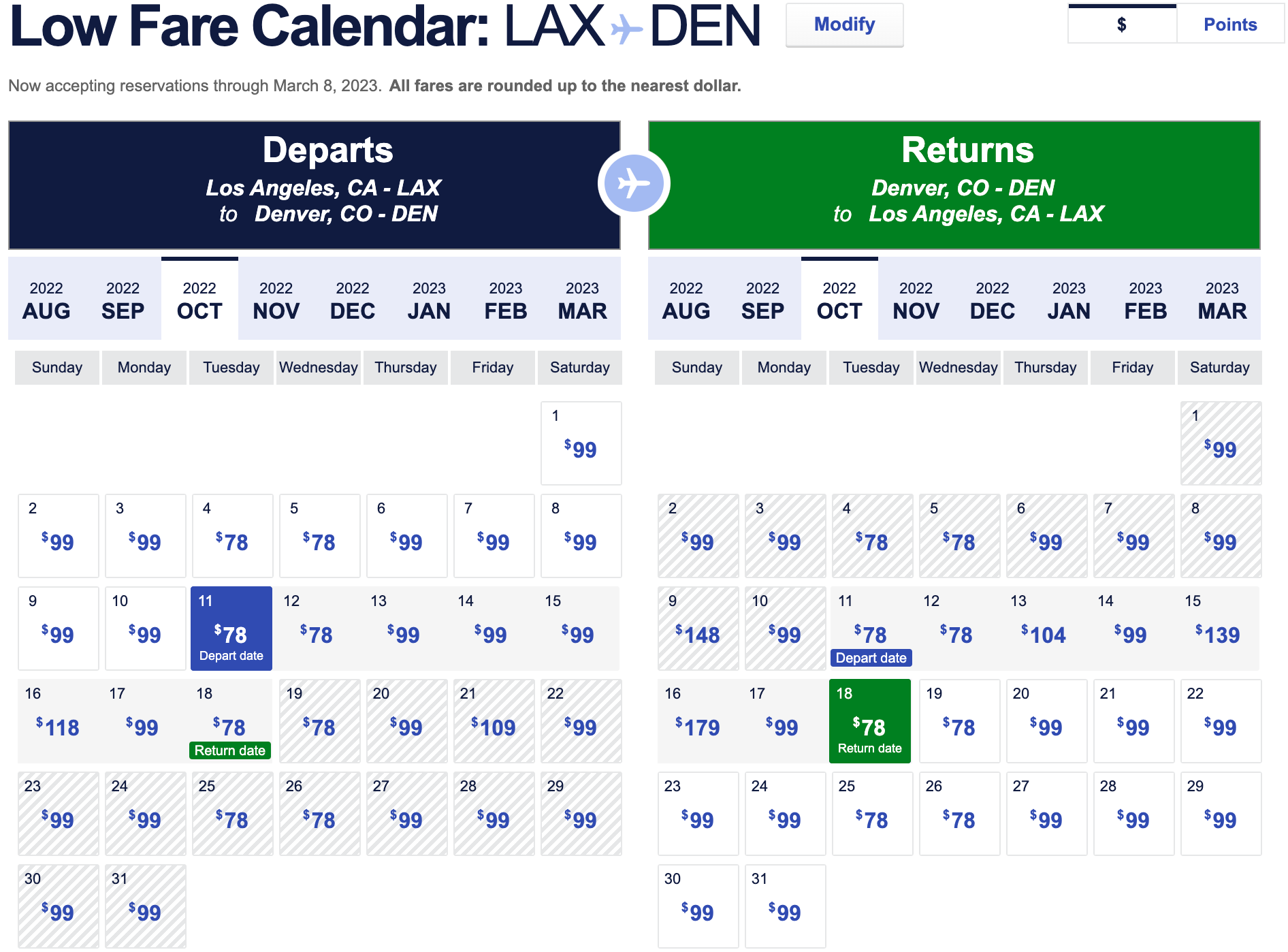 Southwest Airlines fall sale: One-way fares starting at $59 - The