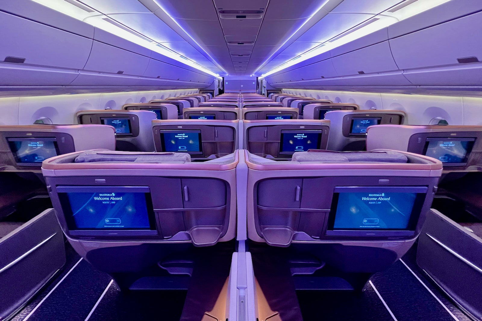 inside Singapore Airlines Airbus