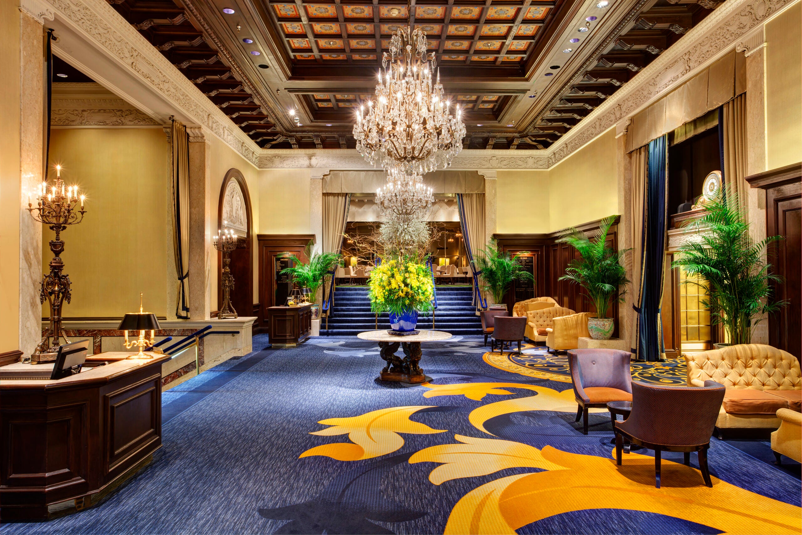 The Drake Chicago lobby