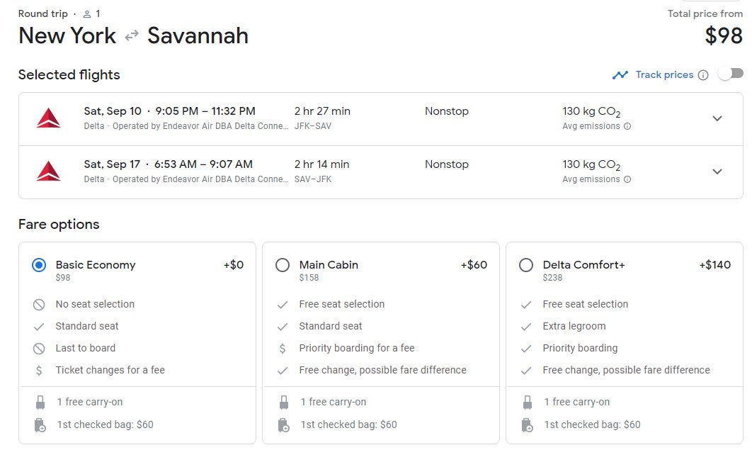 Fall deal alert 98 fares from New York to Savannah The Points Guy