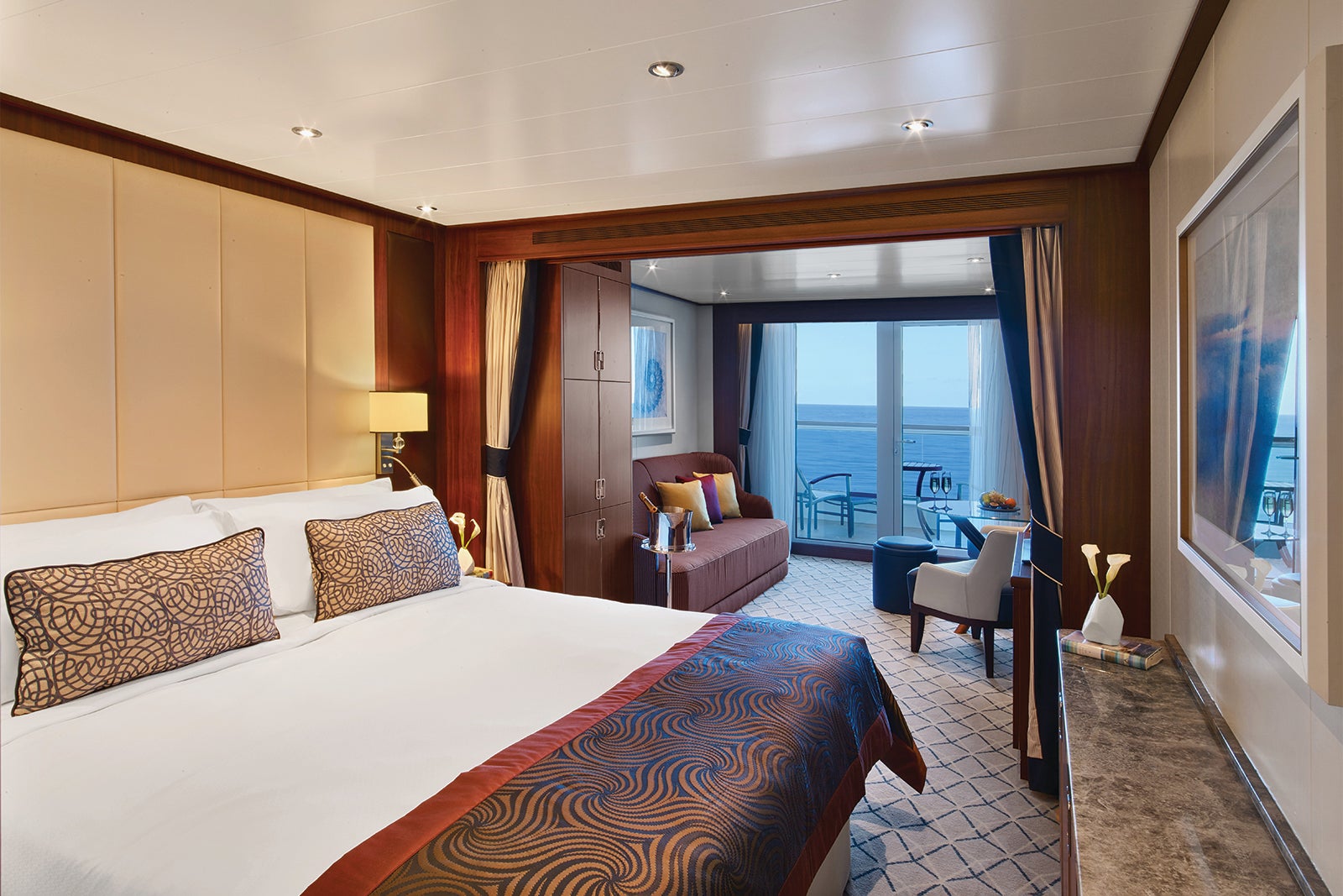 Veranda suite on Seabourn Encore