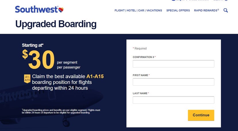 Southwest now allows online boarding group upgrades - The Points Guy
