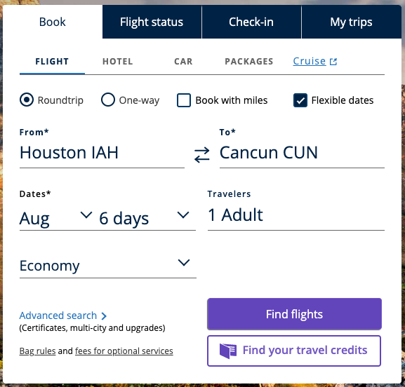 Nonstop flights to Cancun for as low as 189 from 9 U.S. cities The