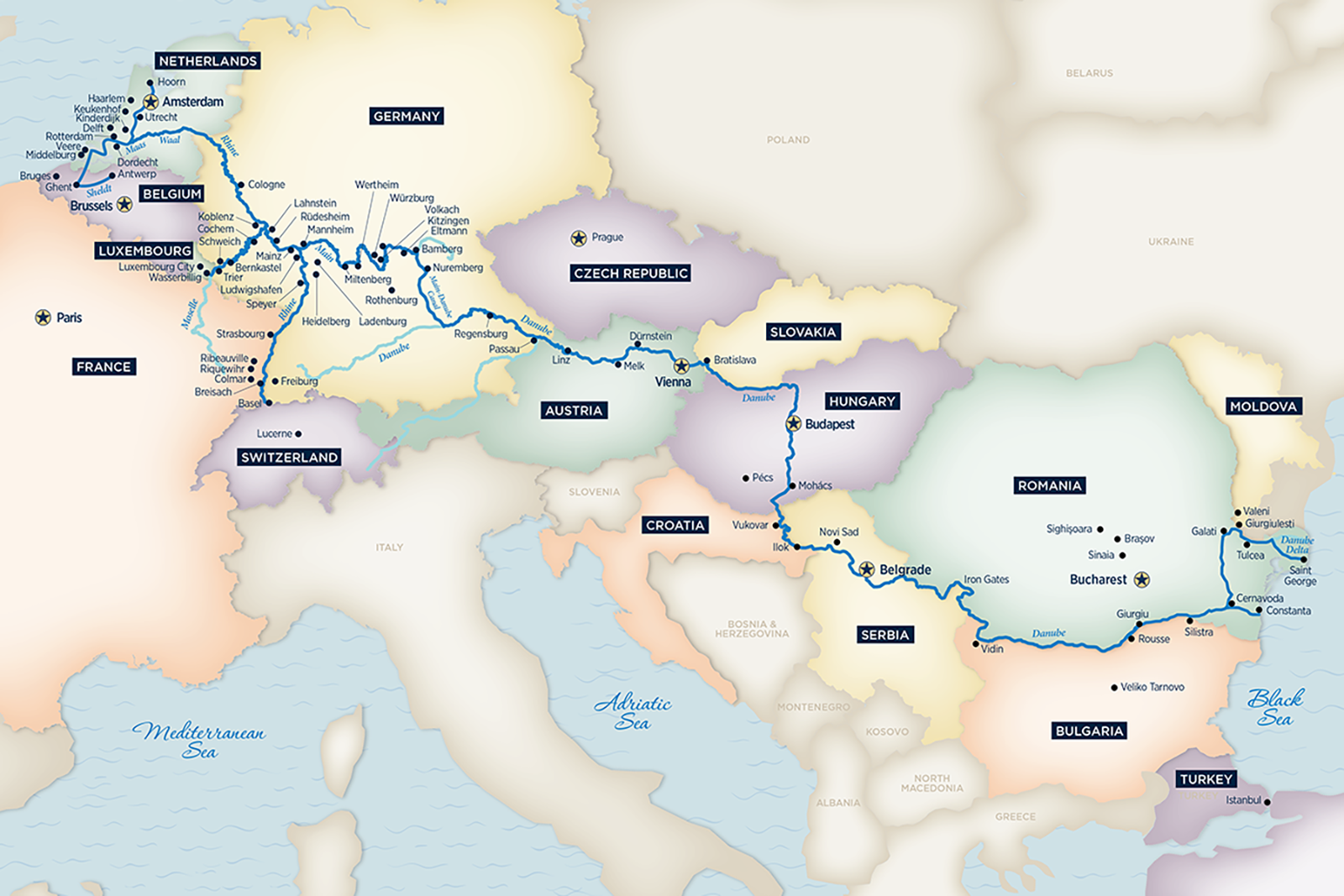 Ama River Cruises Europe 2024 Itinerary Traci