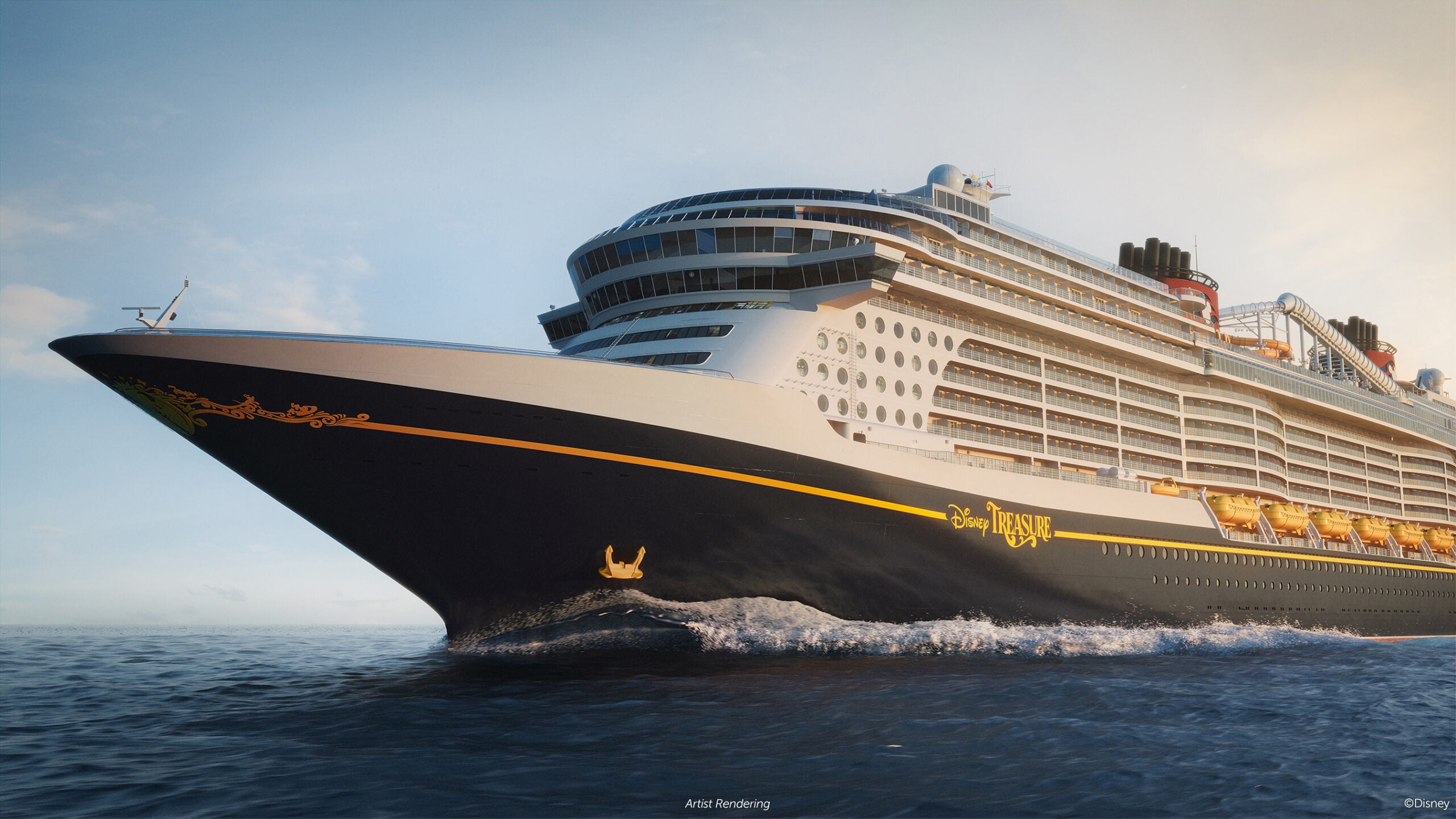 Disney Cruise Line's next ship to be named Treasure; line announces new sailings..