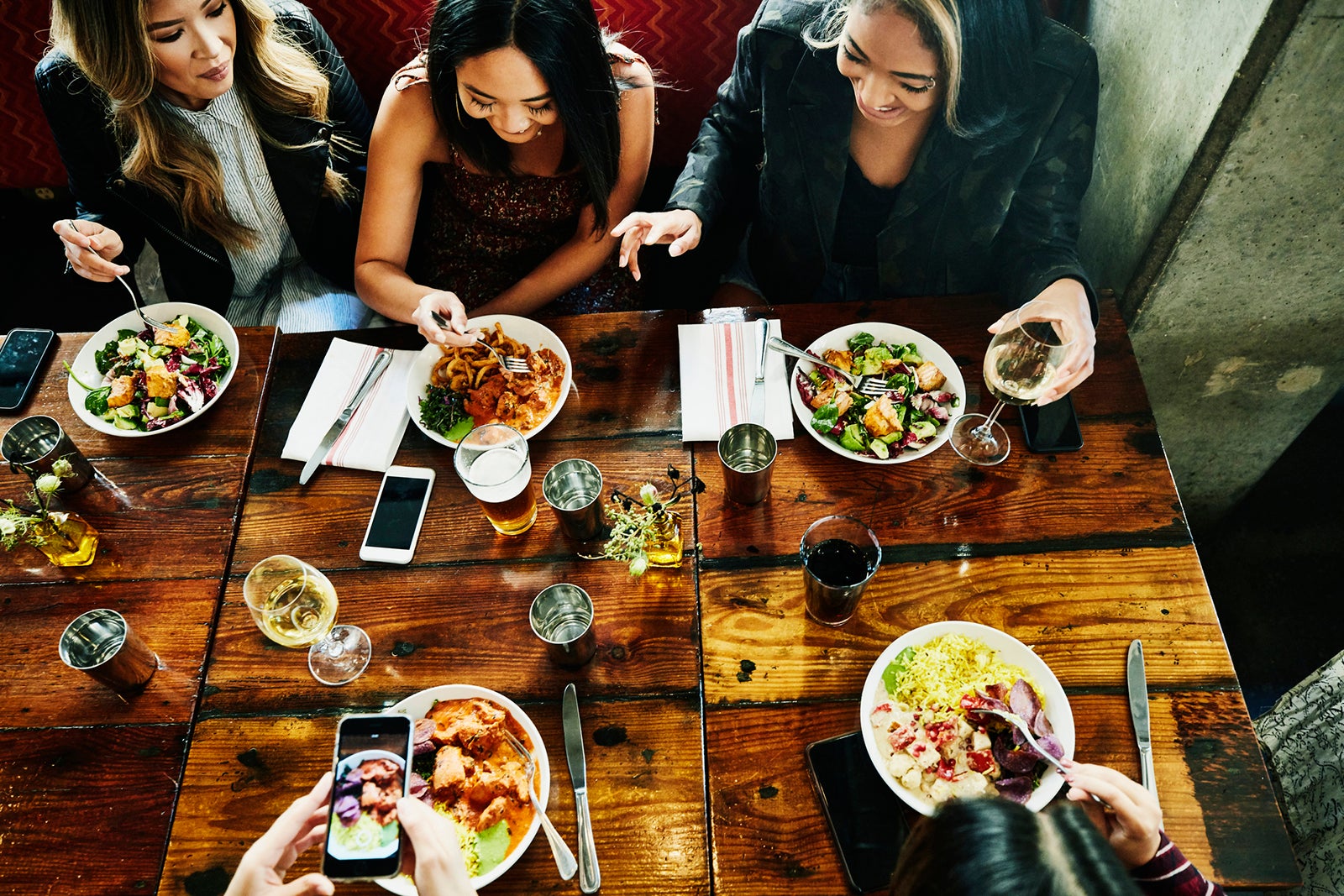 From Mexican And Spanish To Puerto Rican Delicacies Listed Here Are   Female Freinds Sharing Lunch At Restaurant Thomas Barwick 