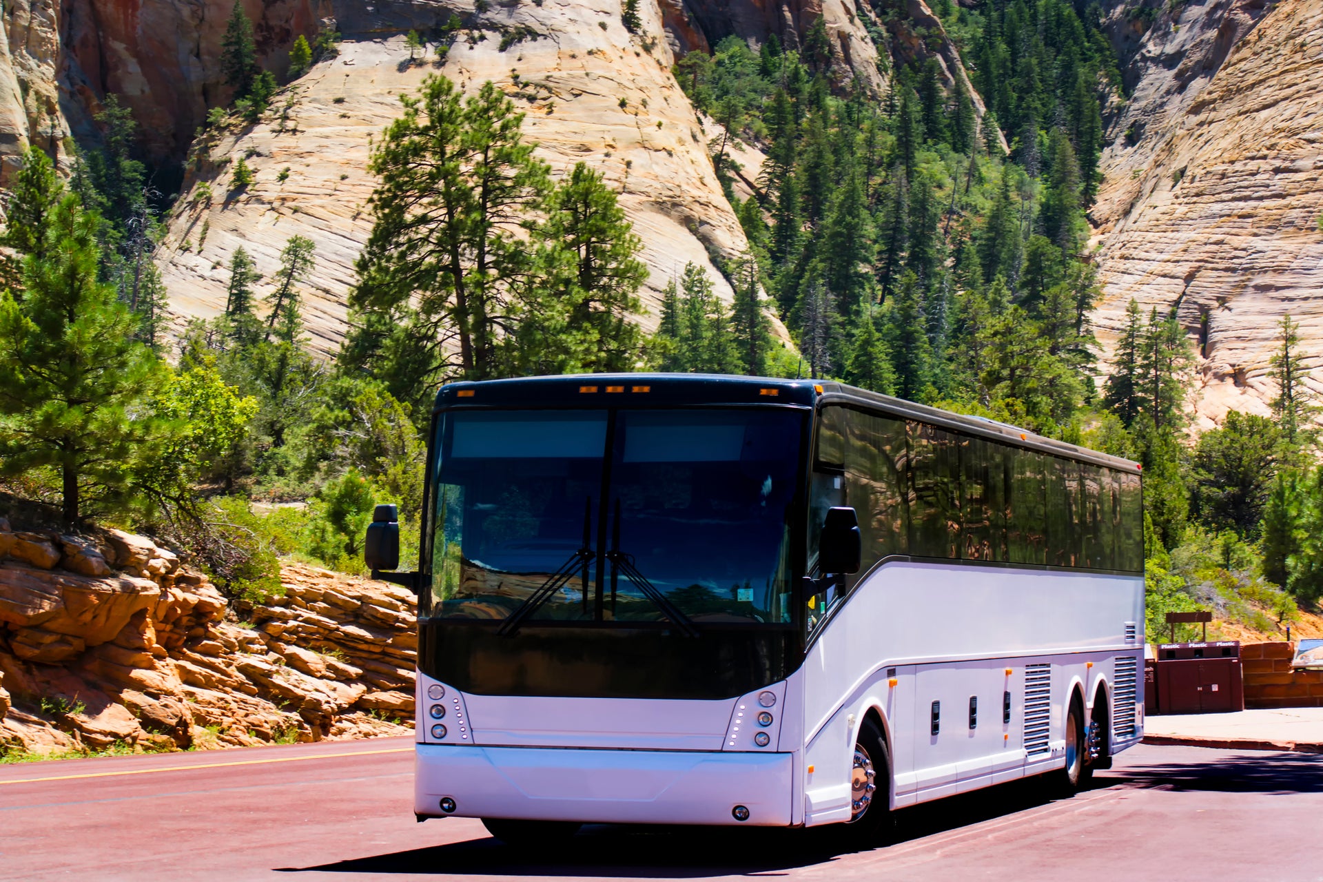 luxury bus travel california