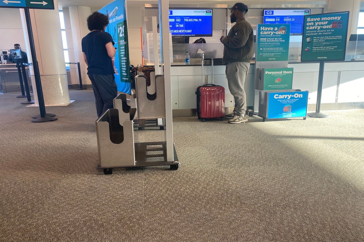 Pack small or pay up Frontier is cracking down on carryon baggage