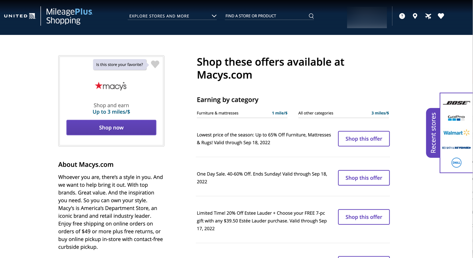 How to earn miles with the United MileagePlus Shopping portal - The ...