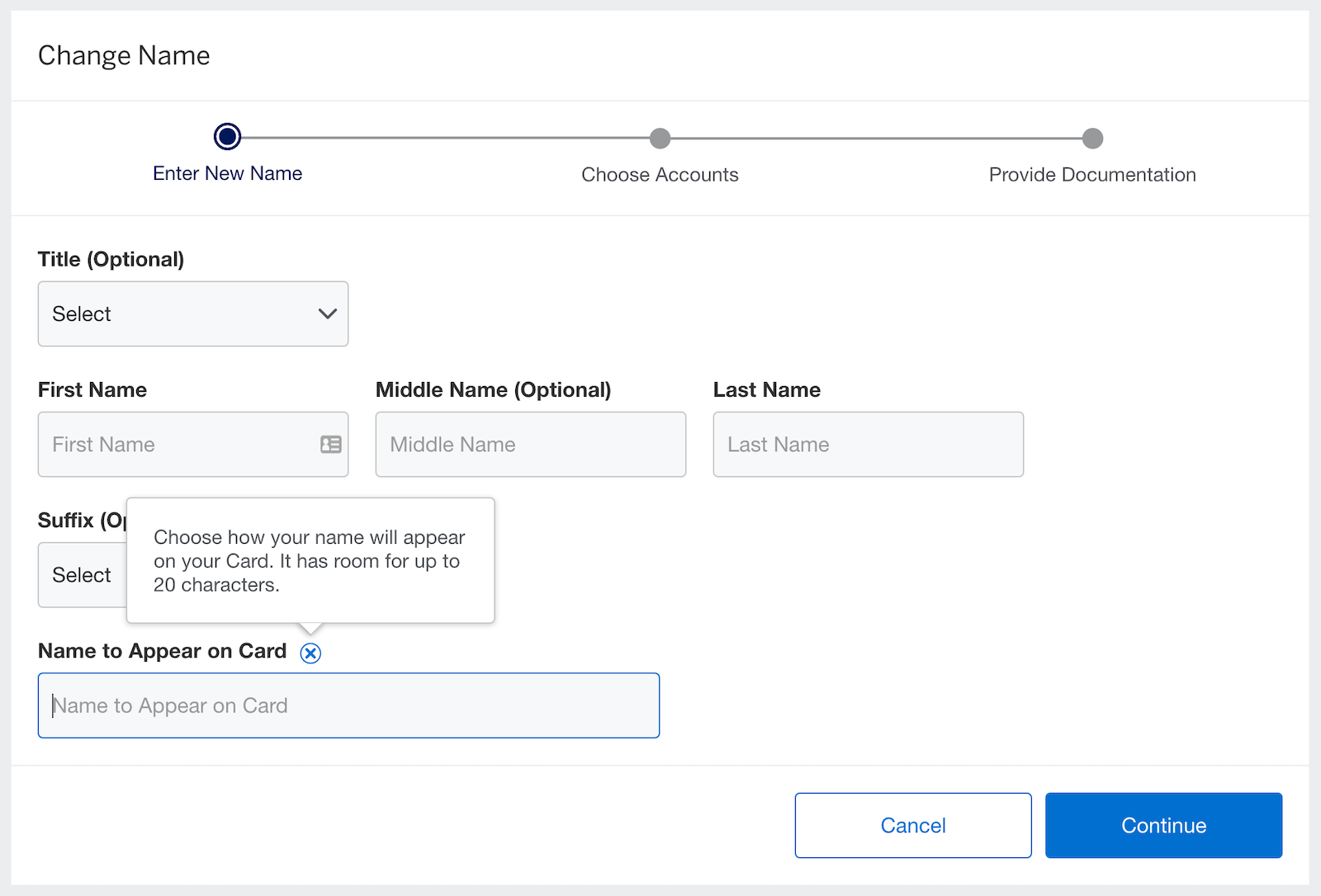 How To Change The Name On Your Credit Card