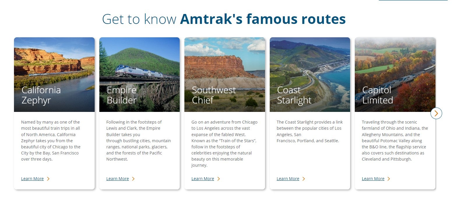 The best scenic train rides in the US The Points Guy