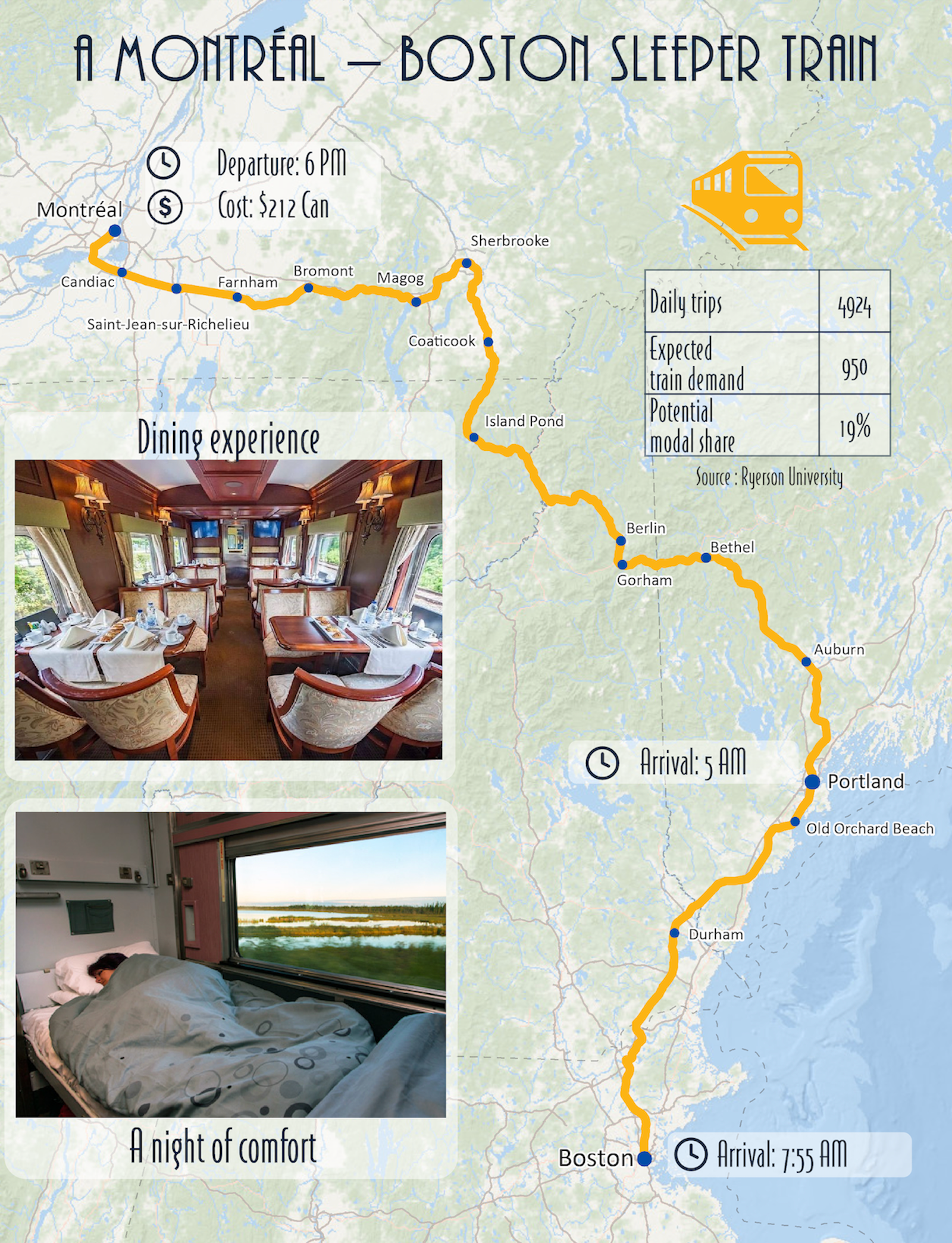 Overnight train proposed between Boston and Montreal The Points Guy