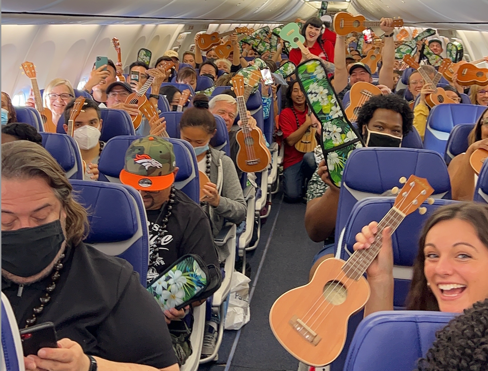 ukuleles on flight