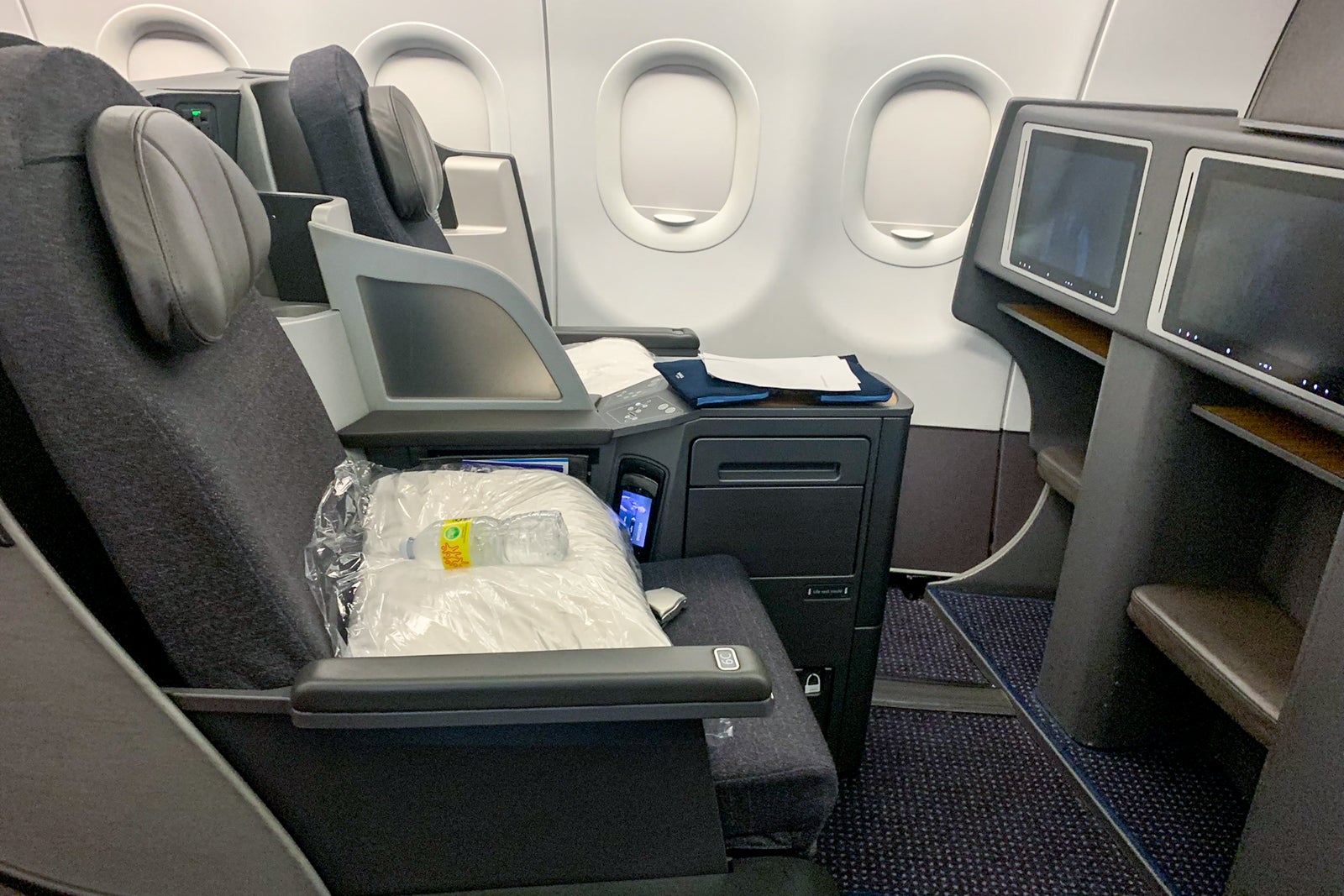 American Airlines business class on an A321