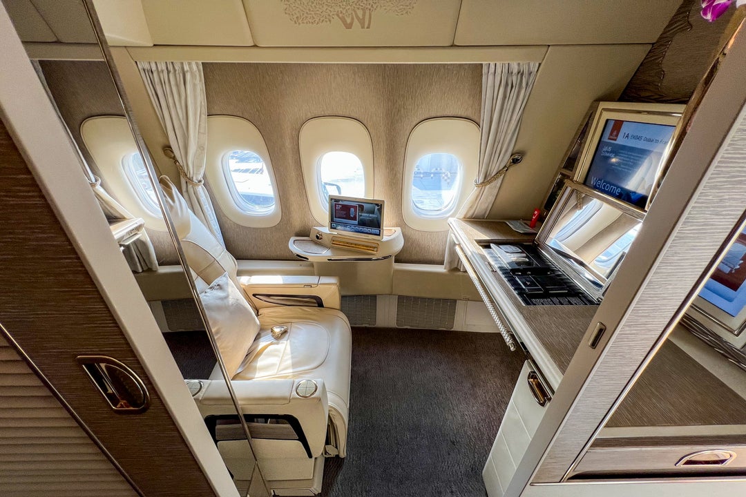 Emirates first class now bookable with Aeroplan points - The Points Guy