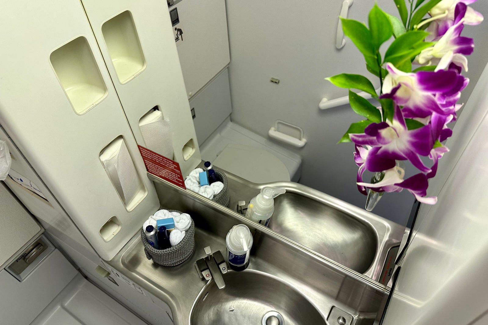 plane bathroom