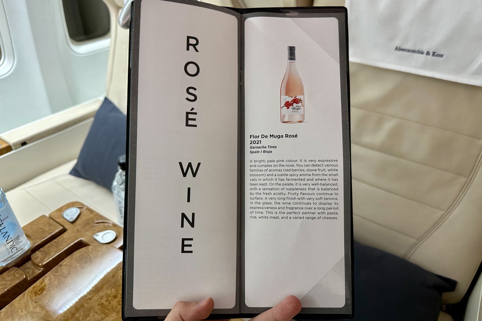 rose wine menu