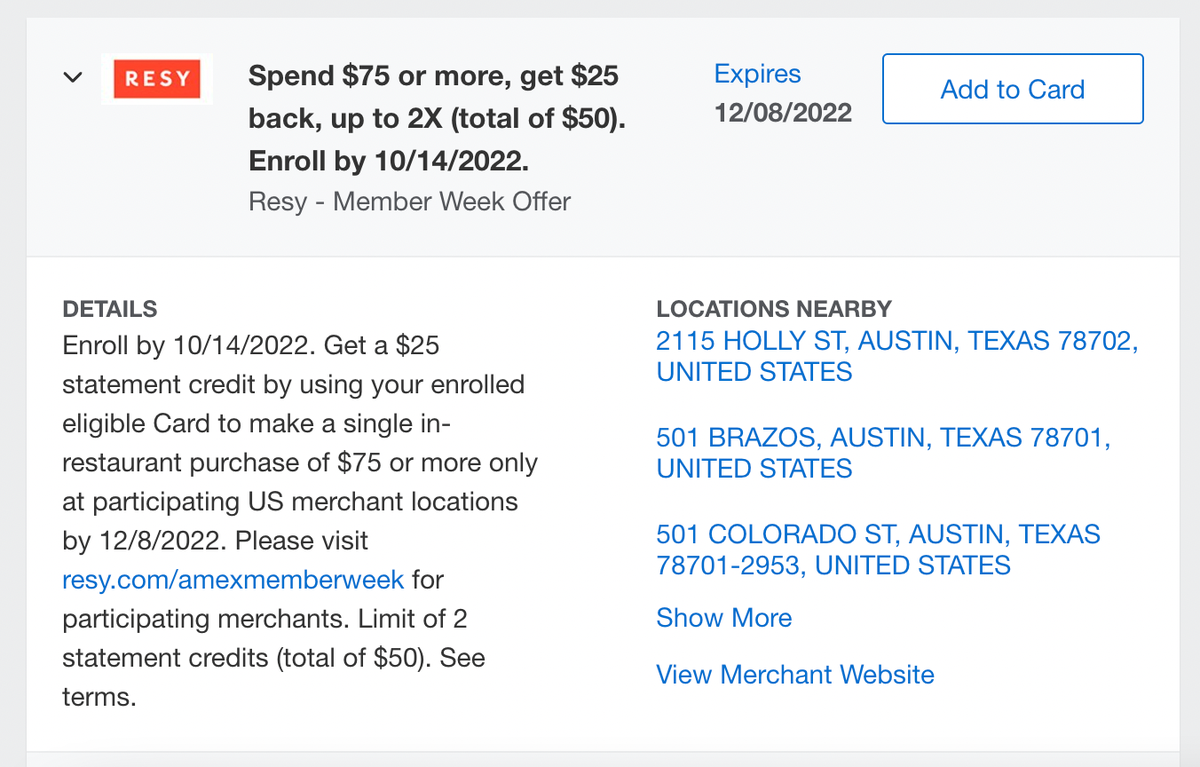 The definitive guide to American Express Global Dining Access by Resy