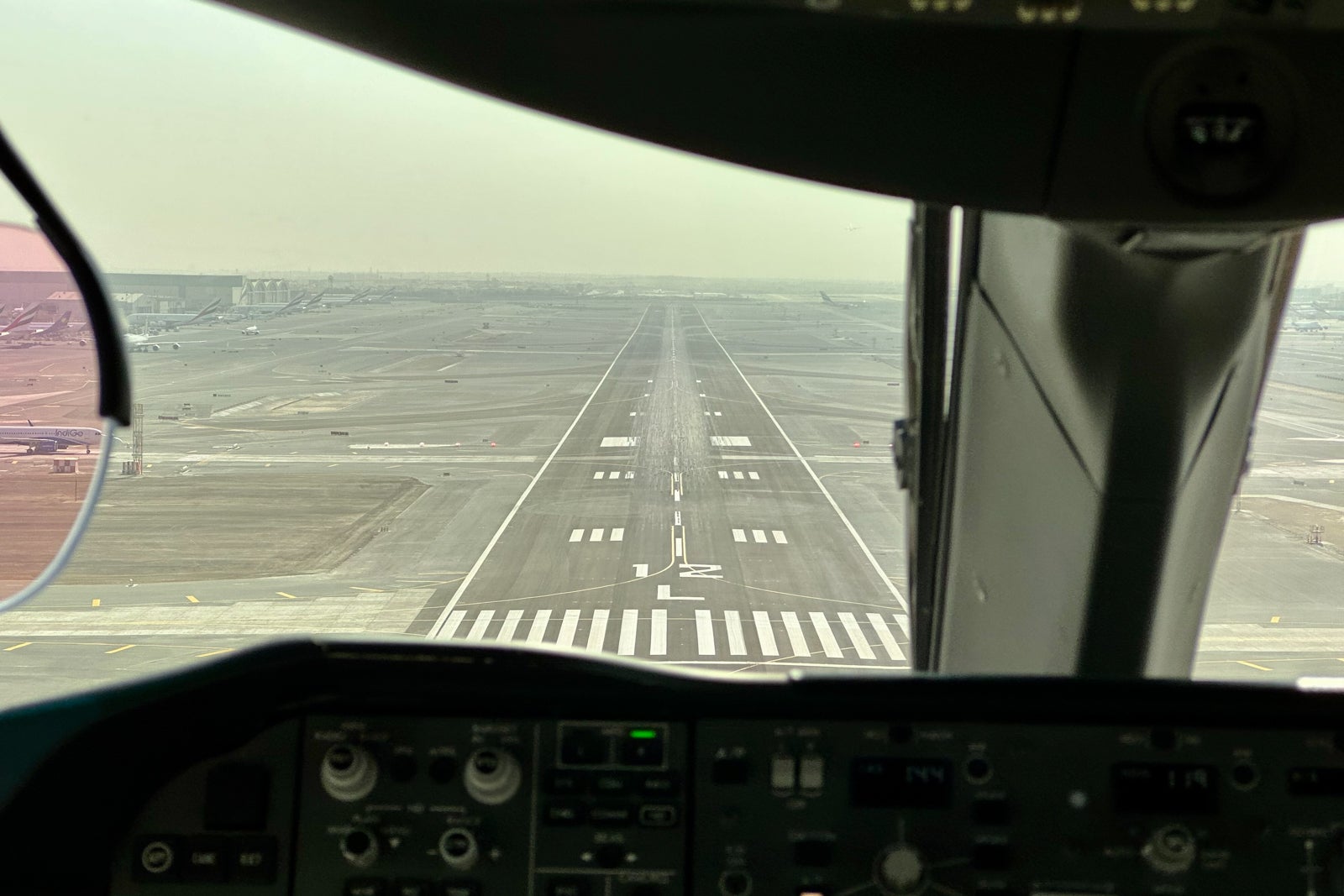 cockpit view takeoff