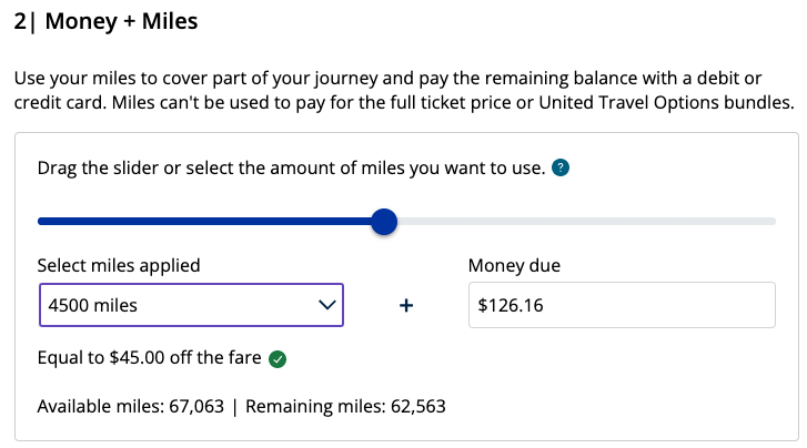 Money + Miles  United Airlines