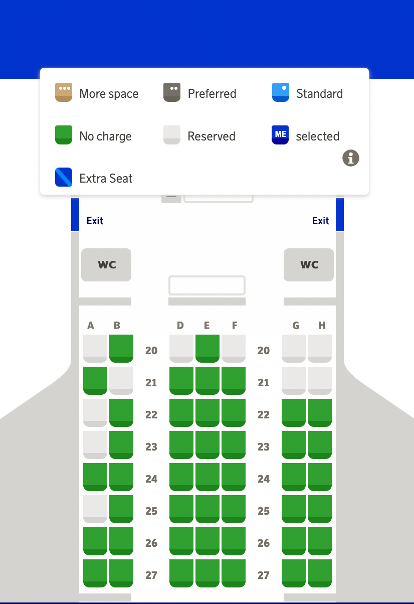 seat map