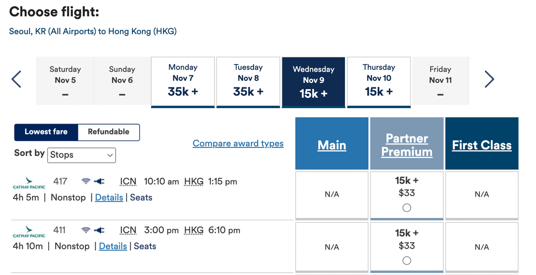 Cathay Pacific now bookable online through Alaska MileagePlan - The ...