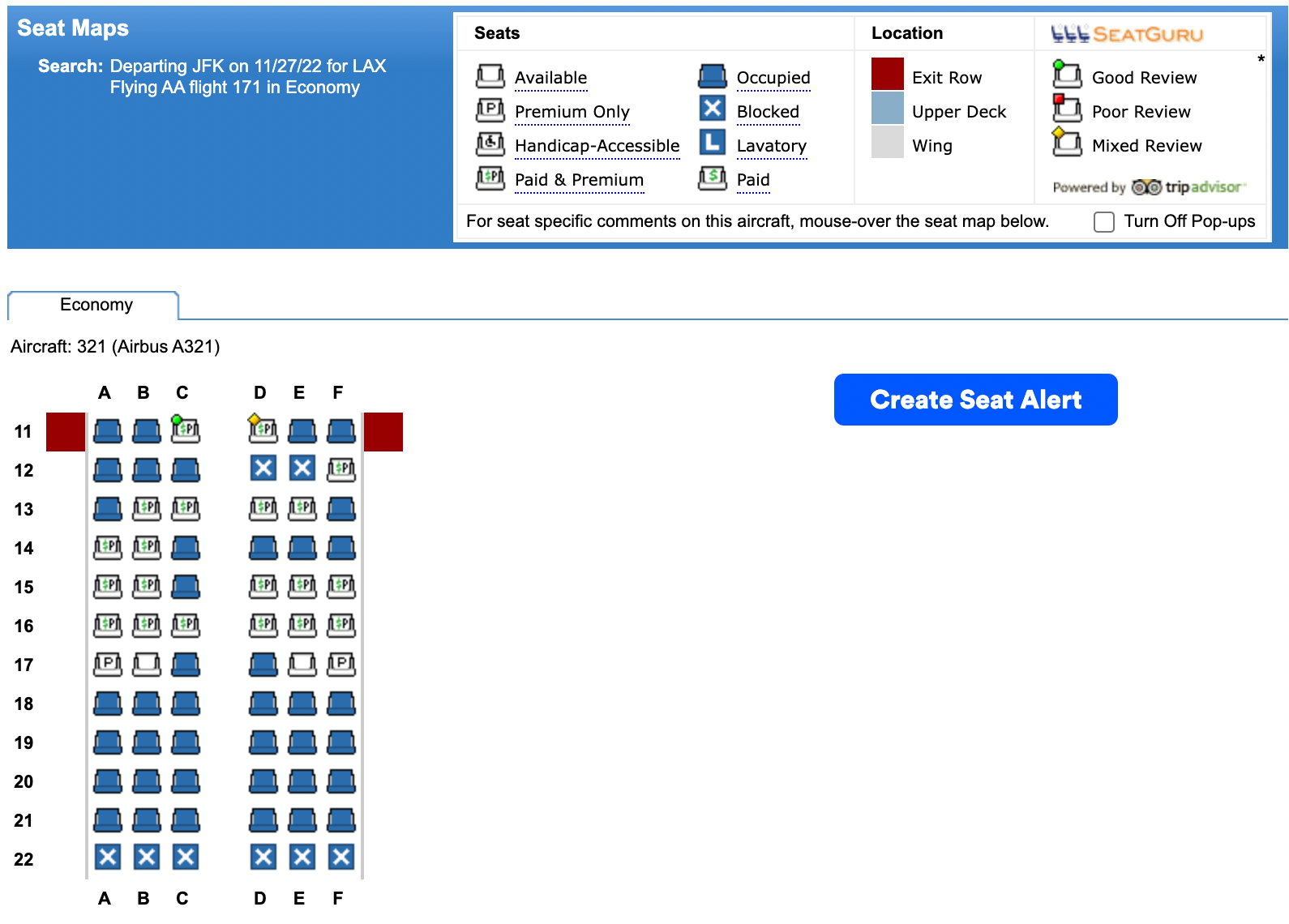 Use ExpertFlyer seat alerts to get a better seat when flying - The ...