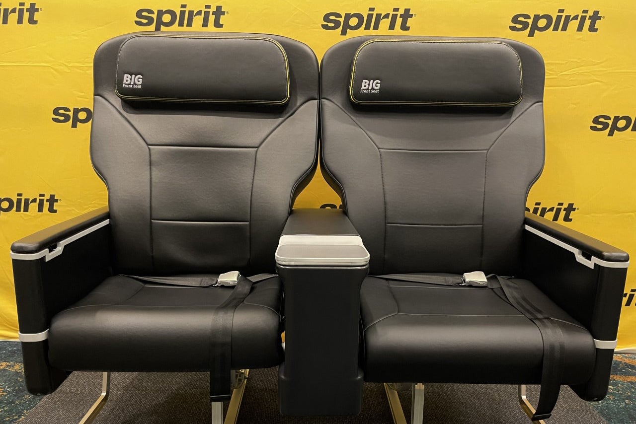 Spirit Unveils Upgraded Onboard Experience, Including New Big Front ...