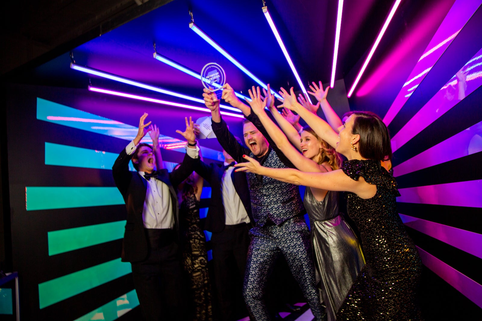 Brian Kelly guests celebrating at the TPG Awards.