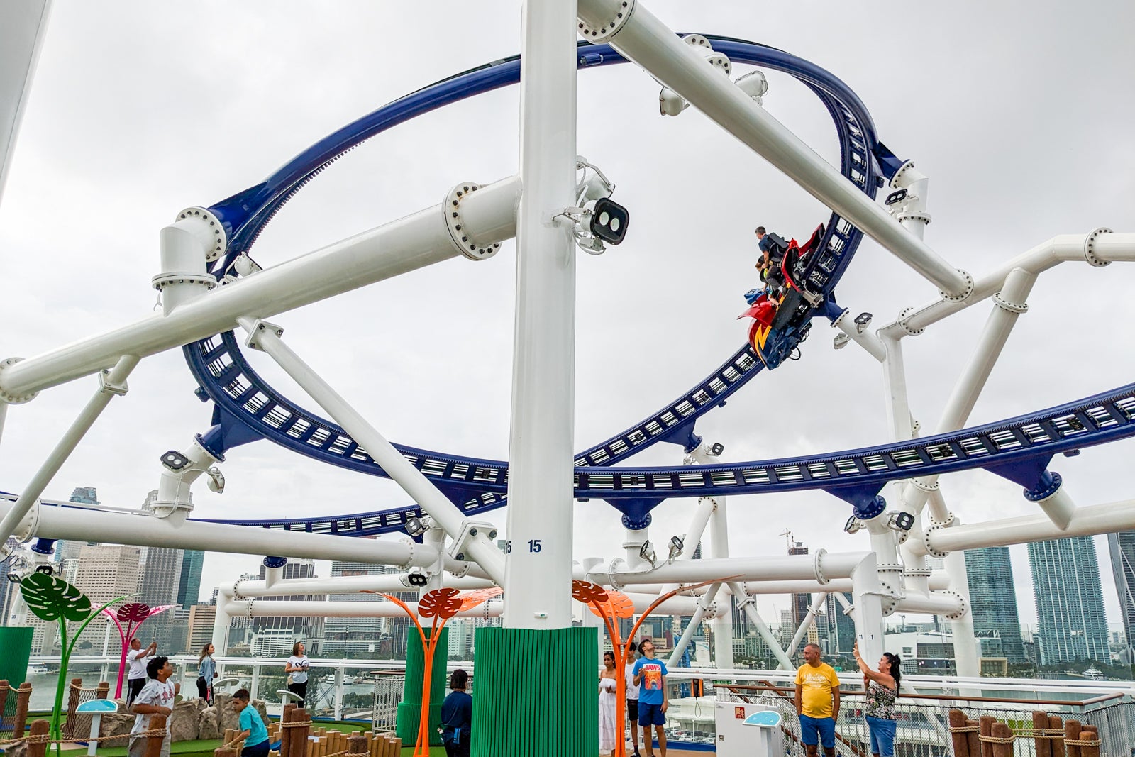 Bolt the Carnival cruise roller coaster Is it the best top deck